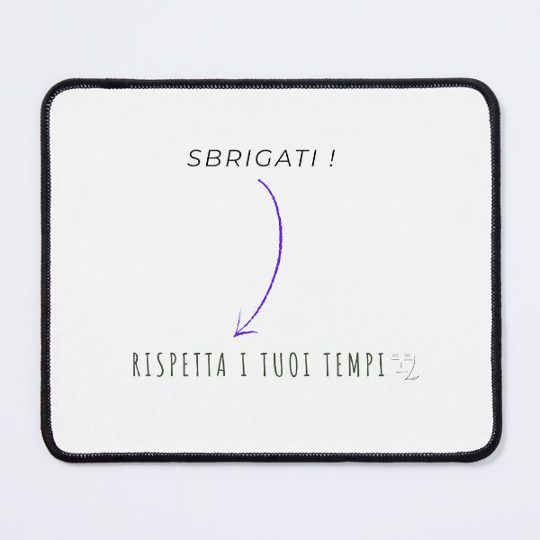 Item preview, Rispetta i tuoi tempi - Sbrigati! | Minimalist Psychology Design designed and sold by Lu-Official.