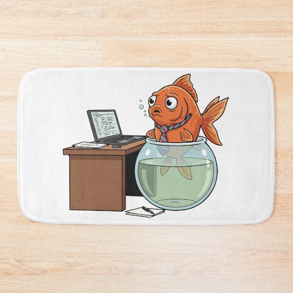 Item preview, Office Desk Fish designed and sold by tigrootiger.