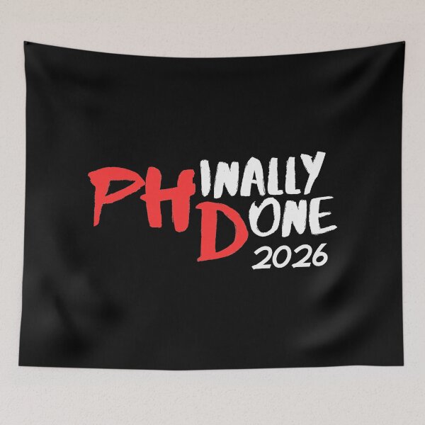 Item preview, Funny PhD 2026 Graduation Funny Senior Gift Collection – Class of 2026 on Black designed and sold by Artycom.