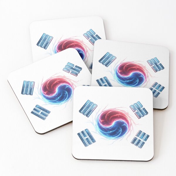 Item preview, South Korea Hangeul 한국 Taegeuk yin-yang Korea designed and sold by Mollet Shop.