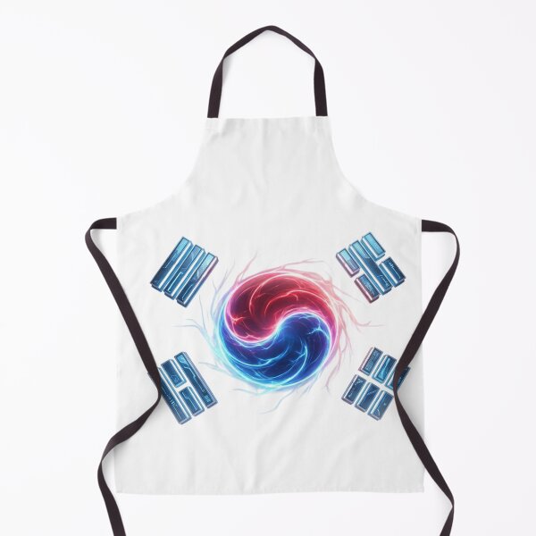 Item preview, South Korea Hangeul 한국 Taegeuk yin-yang Korea designed and sold by Mollet Shop.