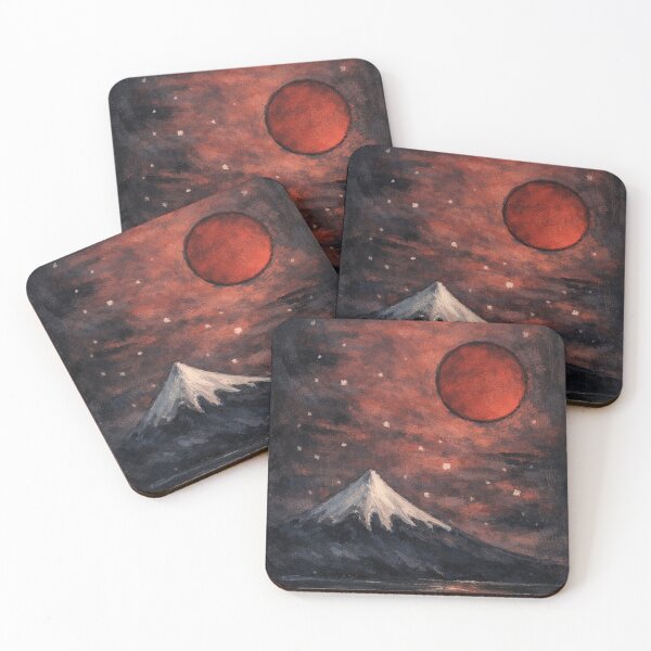 Item preview, Red Moon Over Mount Fuji designed and sold by Abzed.