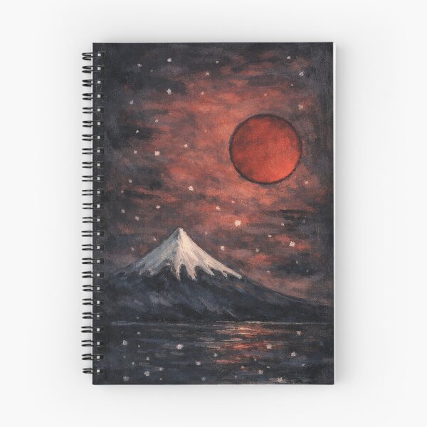 Item preview, Luna roja sobre el monte Fuji designed and sold by Abzed.