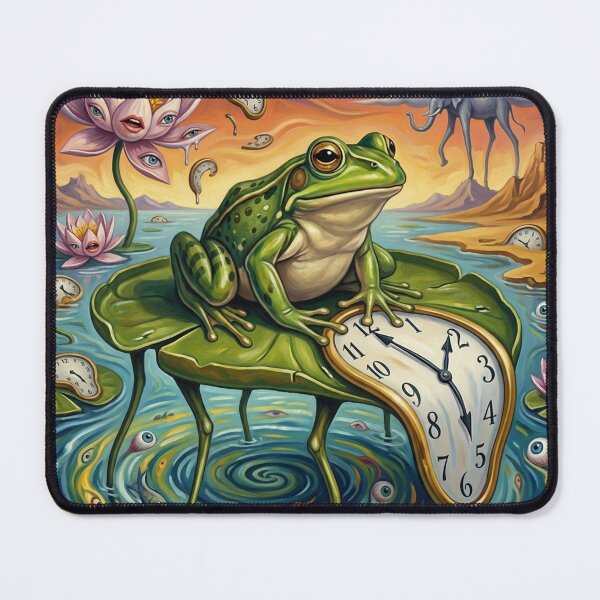 Item preview, A surreal painting in the style of Salvador Dali. designed and sold by Lilashakti ⭐️ ⭐️ ⭐️ ⭐️ ⭐️.