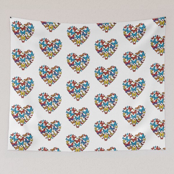 Item preview, Vibrant Butterfly Heart Aesthetic Nature Graphic designed and sold by LoveDesignMania.
