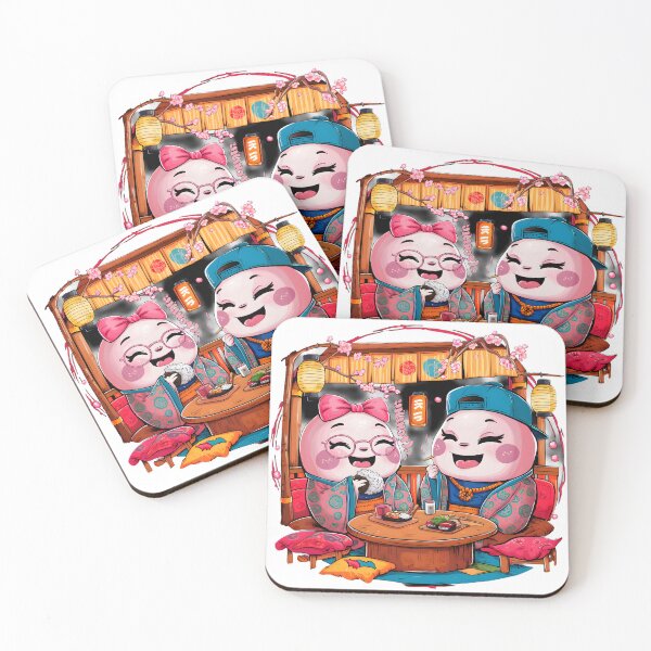 Item preview, CUTE KAWAII ANIME SUSHI ASIAN SMILING FUN designed and sold by madevdine.