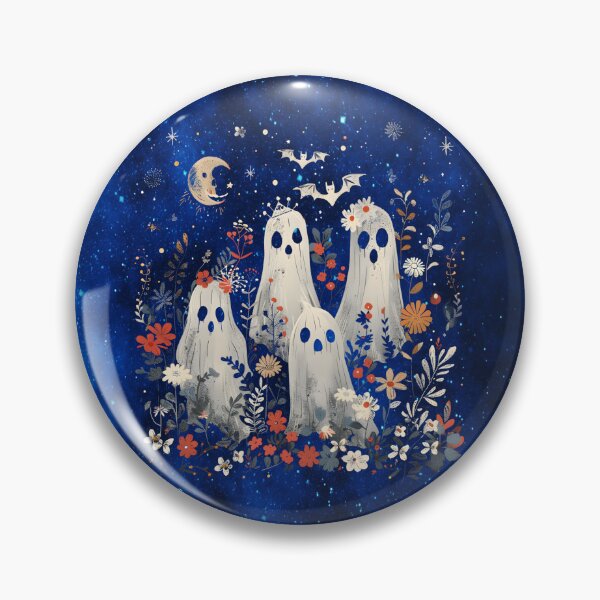 Item preview, Whimsical Cottagecore Floral Ghosts designed and sold by MysticOzzy.