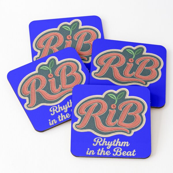 Item preview, Vintage Embroidered Style Coral and Petrolio Logo designed and sold by Rib-Brand.