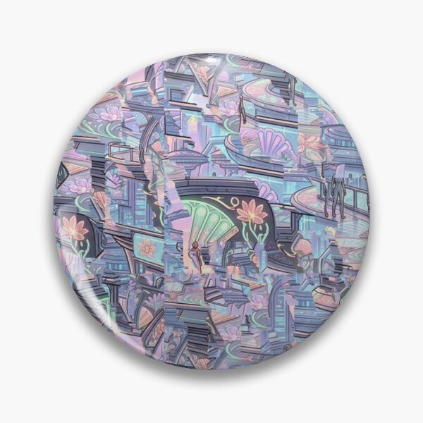 Item preview, Futuristic urban dreamscape designed and sold by Sigtrix.