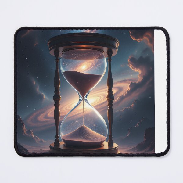 Item preview, Cosmic Hourglass | Time & Universe Flow Concept Art 8K” designed and sold by SoulGraphixx.