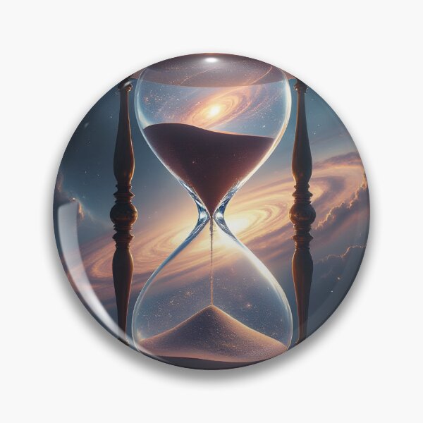 Item preview, Cosmic Hourglass | Time & Universe Flow Concept Art 8K” designed and sold by SoulGraphixx.