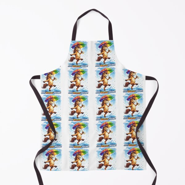 Item preview, Just Horsin Around Funny Dancing Horse Rain Design designed and sold by inkstablestudio.