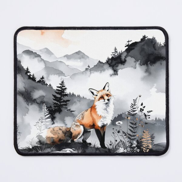 Item preview, Fox Guardian Spirit: British Wildlife Folklore & Autumn Art designed and sold by Englandbear.