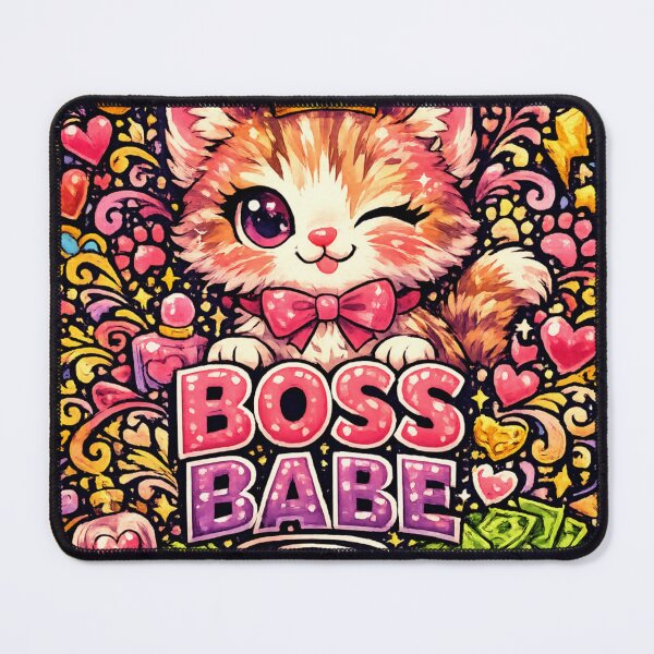 Item preview, Boss Babe Bold Cute Little Doll Design designed and sold by zetlystore.