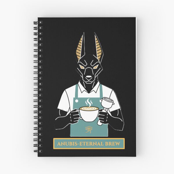 Item preview, Anubis The Barista - Underworld Coffee Co. | your latte designed and sold by codex antique.