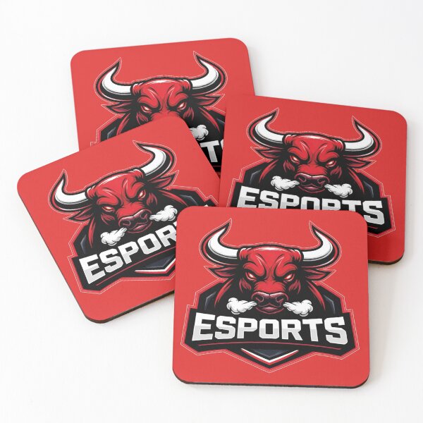 Item preview, Angry Bull Esports Mascot Logo – Fierce Gaming Team Emblem designed and sold by MerlinWear.