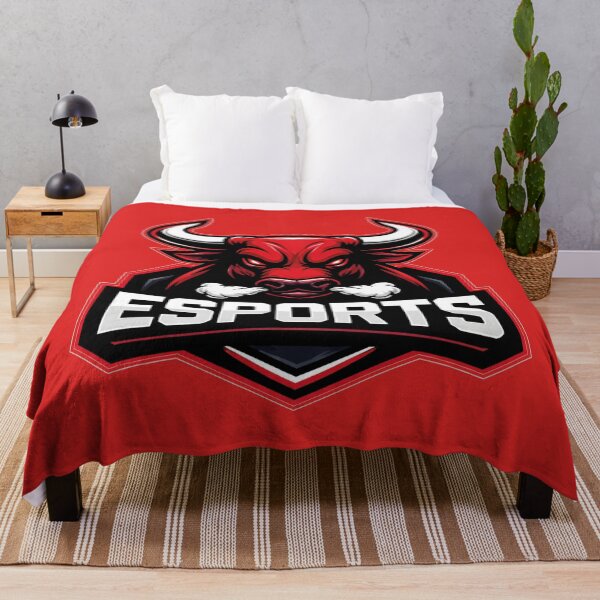 Item preview, Angry Bull Esports Mascot Logo – Fierce Gaming Team Emblem designed and sold by MerlinWear.