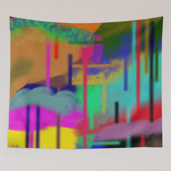 Item preview, Urban Neon Abstract Drip designed and sold by BounoWorld.