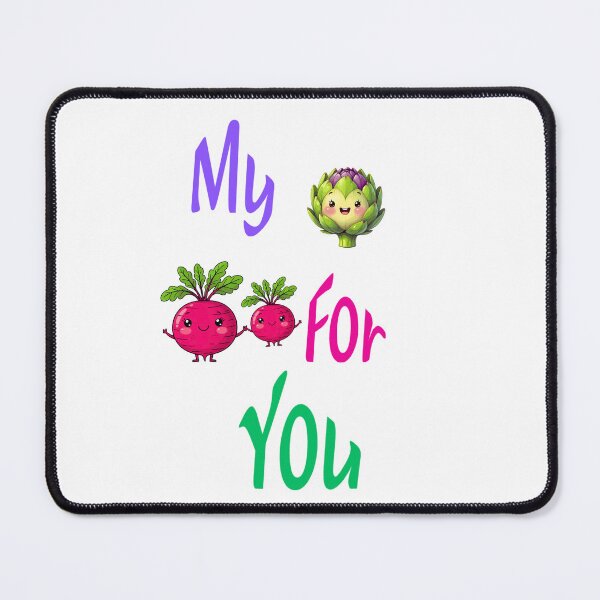Item preview, My heart, vegetable puns, food humor  designed and sold by The Laughing Lab.