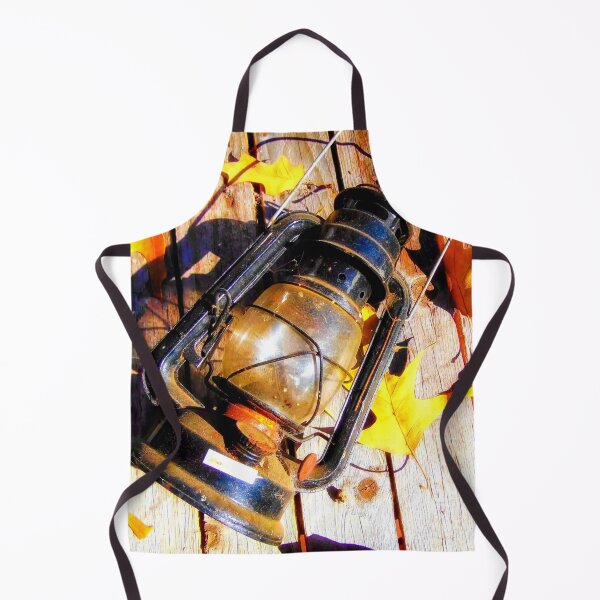 Item preview, Vintage Lantern with Autumn Leaves designed and sold by Stacey's unpromised.