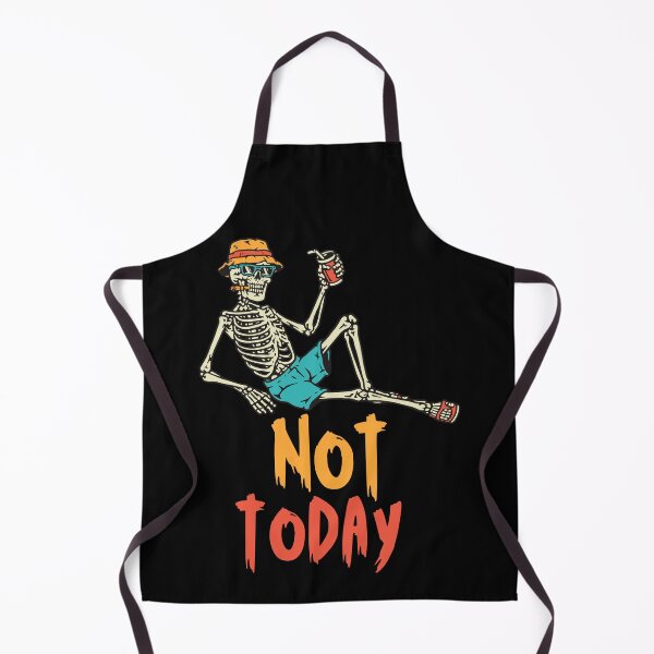 Item preview, Not Today Skeleton – Funny Lazy Summer Skull Vibes Graphic designed and sold by Karim-Karem.