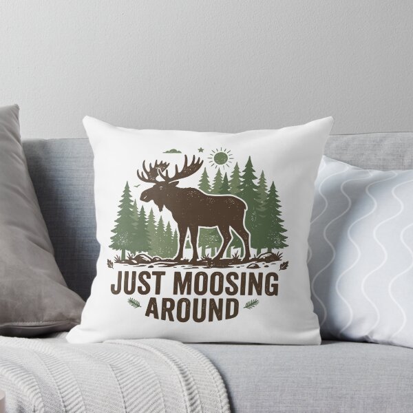 Item preview, Just Moosing Around Funny Moose designed and sold by Digital Art Works  Hub.