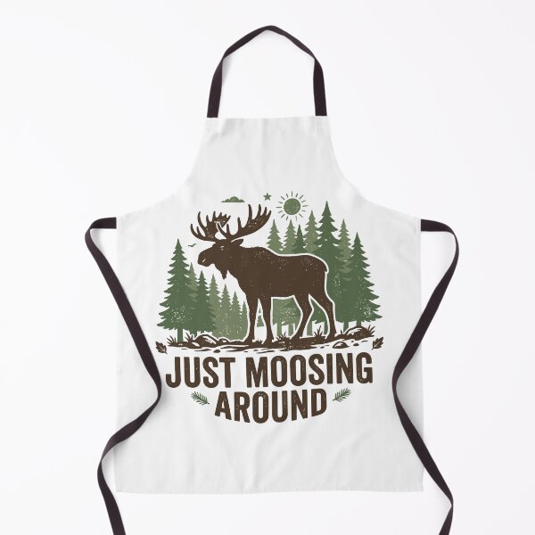 Item preview, Just Moosing Around Funny Moose designed and sold by Digital Art Works Hub.