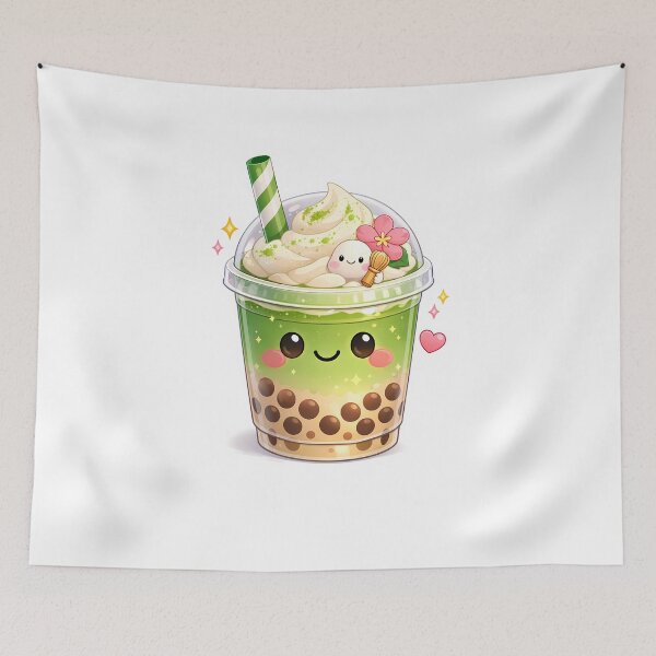 Item preview, Matcha bubble fun designed and sold by Snackiverse.