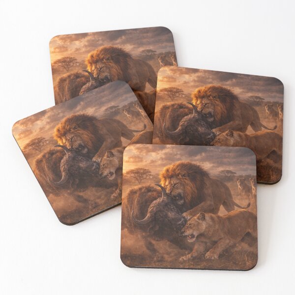 Item preview, Lioness Hunting Partner designed and sold by Ediblelove.