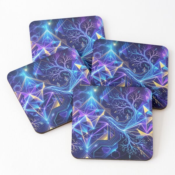 Item preview, Neon roots of cosmic geometry designed and sold by Sigtrix.