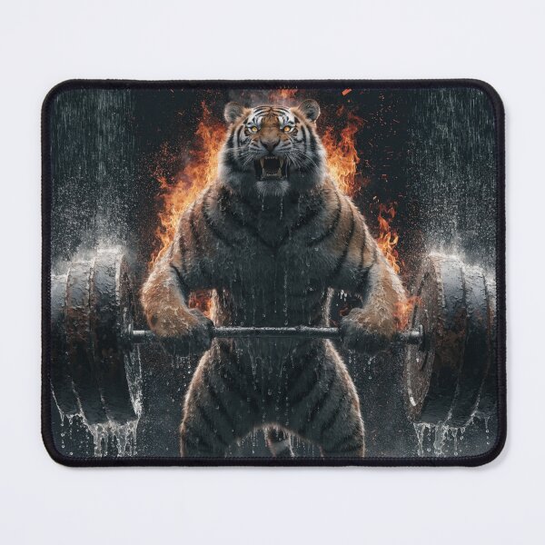 Item preview, Tiger Workout Beast Mode Gym Design designed and sold by RahulArtForge.