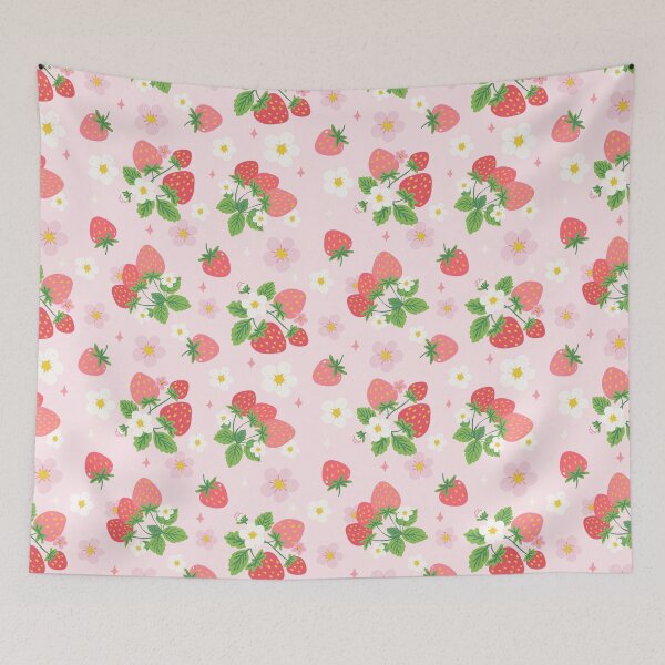 Item preview, Wild strawberries  designed and sold by FatBirdie.