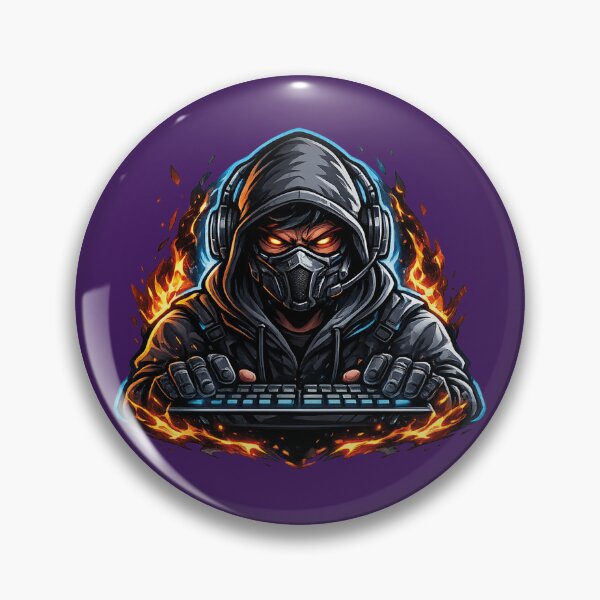 Item preview, Gamer on Fire – Flaming Esports Player Design designed and sold by MerlinWear.