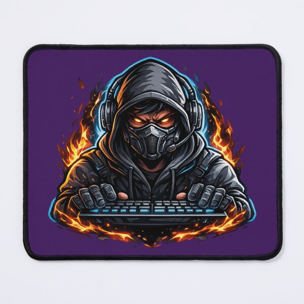 Item preview, Gamer on Fire – Flaming Esports Player Design designed and sold by MerlinWear.
