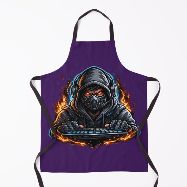 Item preview, Gamer on Fire – Flaming Esports Player Design designed and sold by MerlinWear.