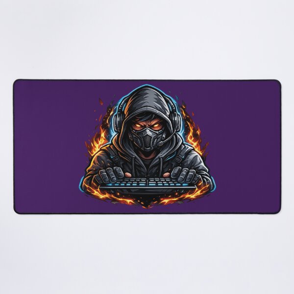 Item preview, Gamer on Fire – Flaming Esports Player Design designed and sold by MerlinWear.