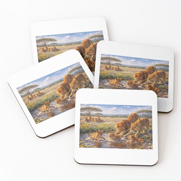 Item preview, Lioness Family Fun designed and sold by Ediblelove.