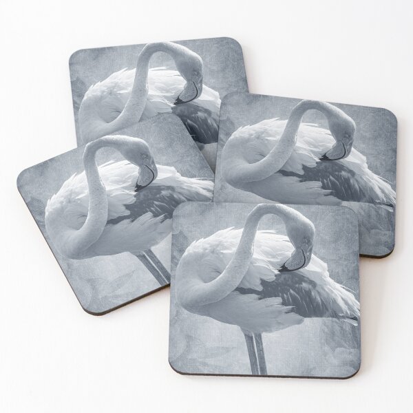 Item preview, Flamingo B&W Floral designed and sold by Vargulich.