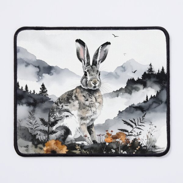 Item preview, Hare Guardian Spirit: British Wildlife Folklore & Moon-Gazer Art designed and sold by Englandbear.