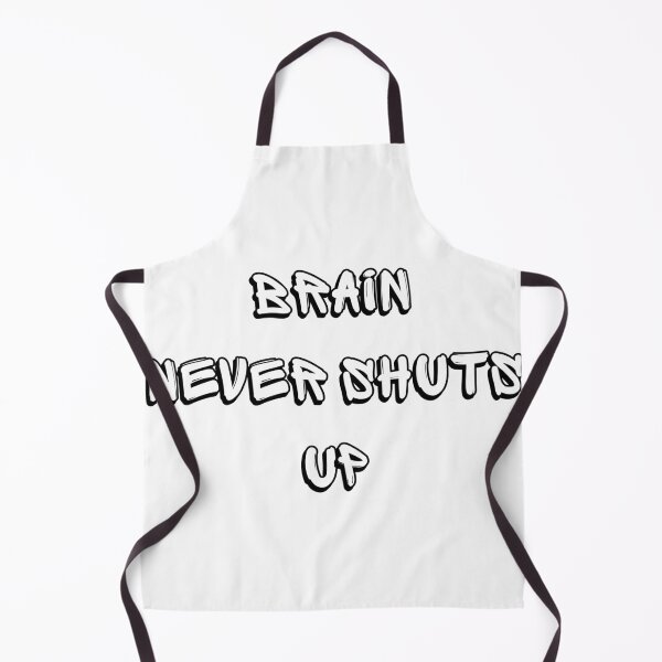 Item preview, Brain Never Shuts Up Funny Overthinking T-Shirt, Relatable Mental Chaos Meme Tee designed and sold by ZYATRA.