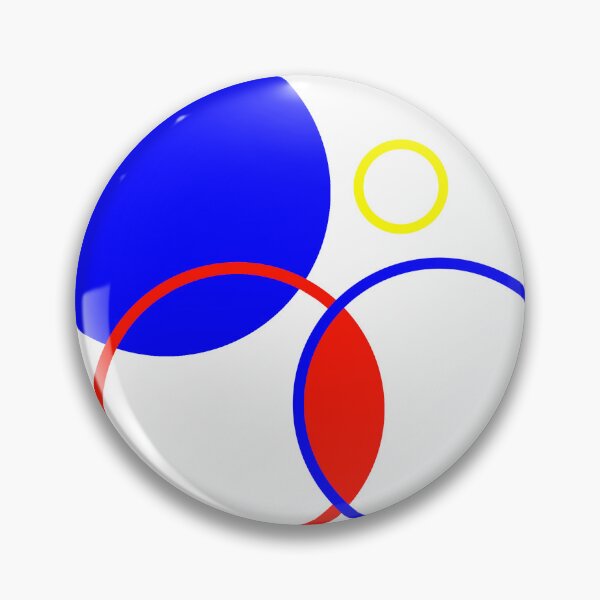Item preview, Simple Cirlces Red Yellow Blue designed and sold by artistfourteen.