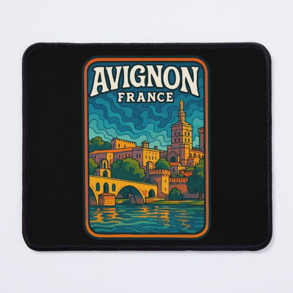 Item preview, Avignon France Europe Trippy Travel designed and sold by TomFrontierArt.
