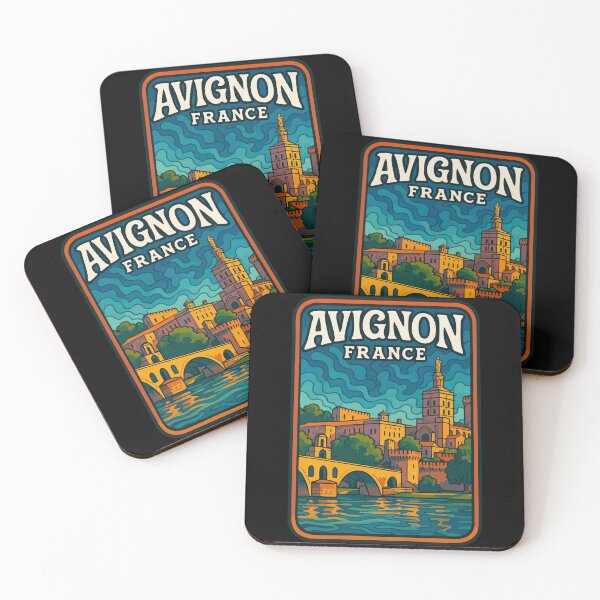 Item preview, Avignon France Europe Trippy Travel designed and sold by TomFrontierArt.