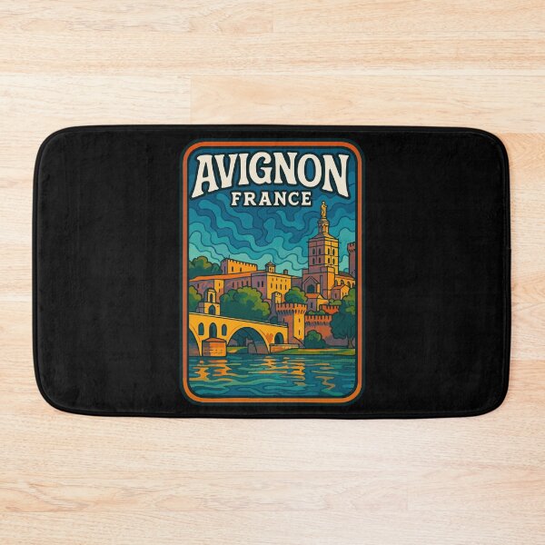 Item preview, Avignon France Europe Trippy Travel designed and sold by TomFrontierArt.