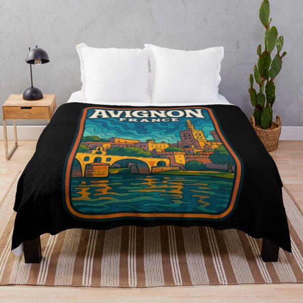 Item preview, Avignon France Europe Trippy Travel designed and sold by TomFrontierArt.