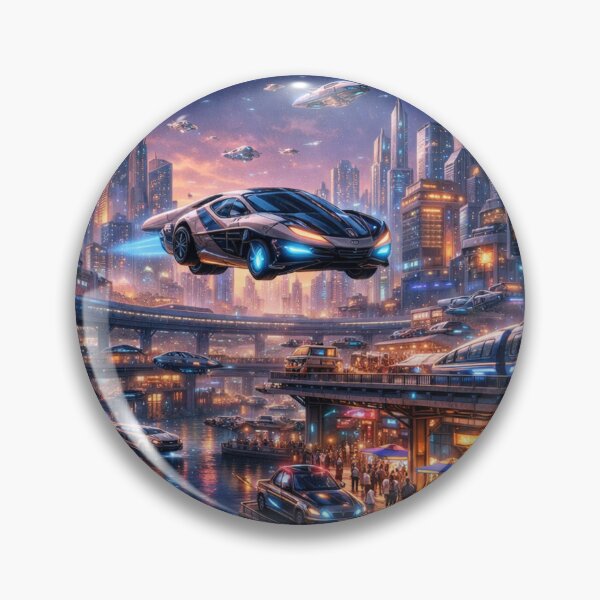 Item preview, Futuristic Cityscape designed and sold by AndreBarnard.