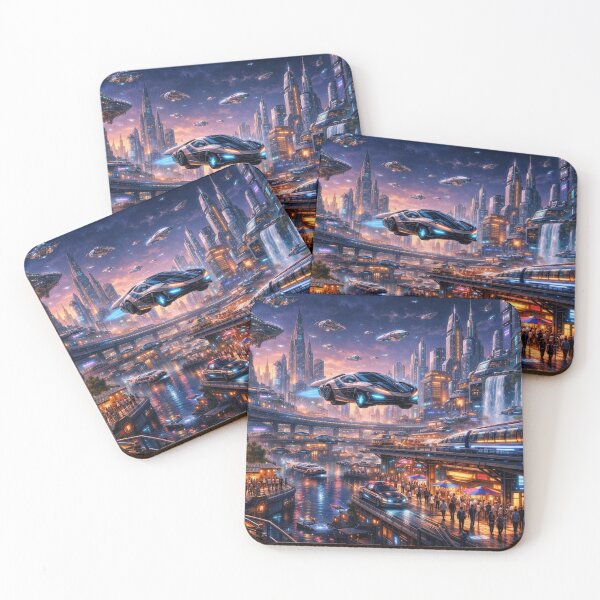 Item preview, Futuristic Cityscape designed and sold by AndreBarnard.