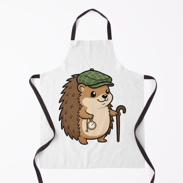 Item preview, Cute Detective Hedgehog Cartoon Vintage Mystery Design. designed and sold by The-T-In-Retro.