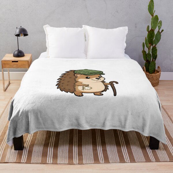 Item preview, Cute Detective Hedgehog Cartoon Vintage Mystery Design. designed and sold by The-T-In-Retro.
