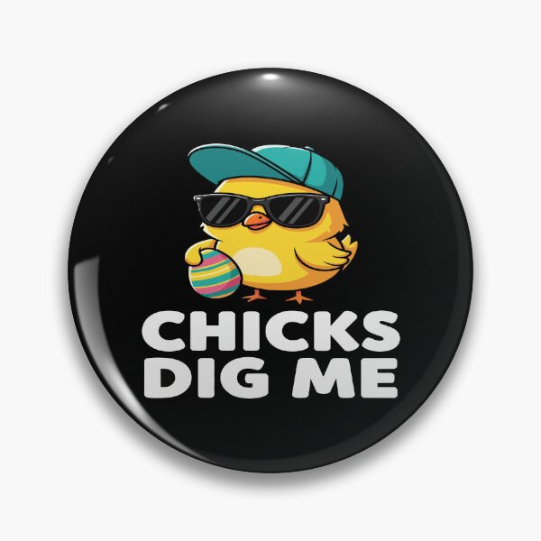 Item preview, FUNNY hip hop easter CHICKS DIG ME designed and sold by Uglyandcute.
